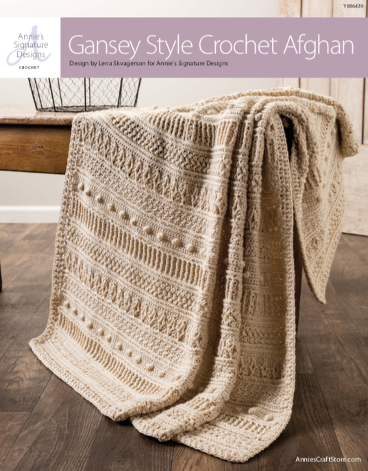 Gansey Style Crochet Afghan Review & Giveaway - The Loopy Lamb